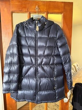 Calvin Klein Navy Quilted Packable Puffer Jacket Size 1X